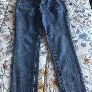 Judy Blue Midwash Cropped Straight Jeans
